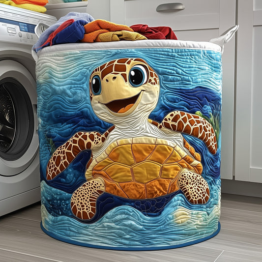 Turtle Ocean Laundry Tote Bag