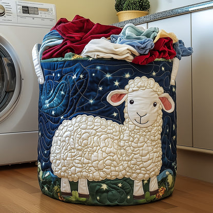 Adorable Sheep Laundry Quilted Tote