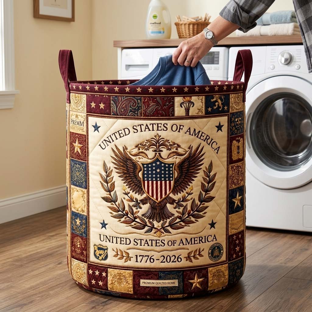 Herritage Patch Laundry Quilted Tote