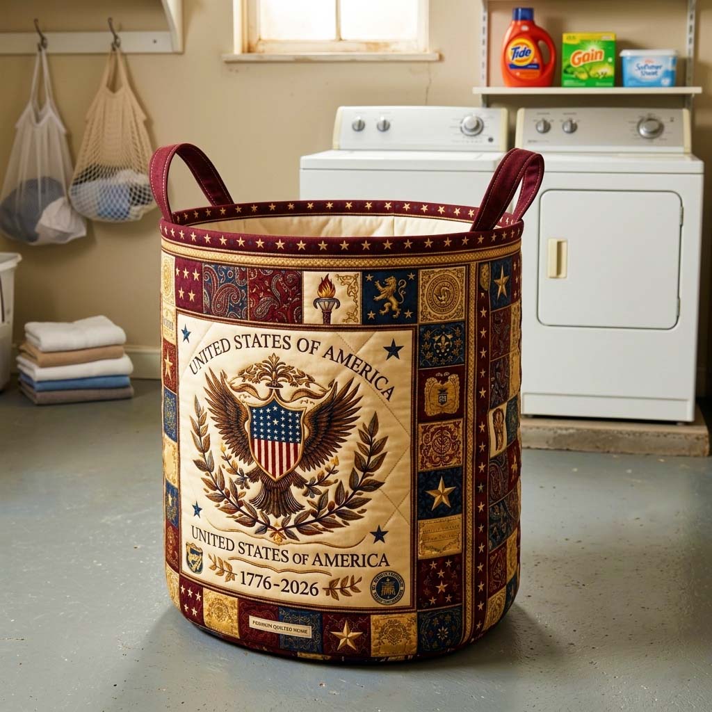 Herritage Patch Laundry Quilted Tote
