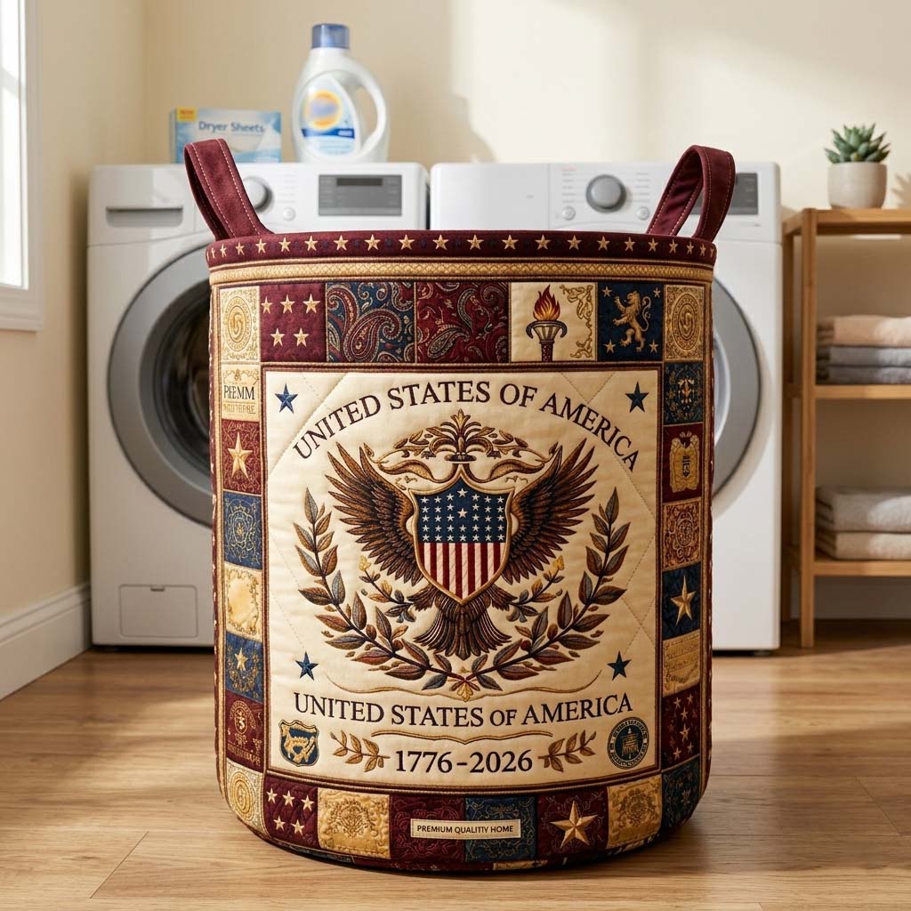 Herritage Patch Laundry Quilted Tote