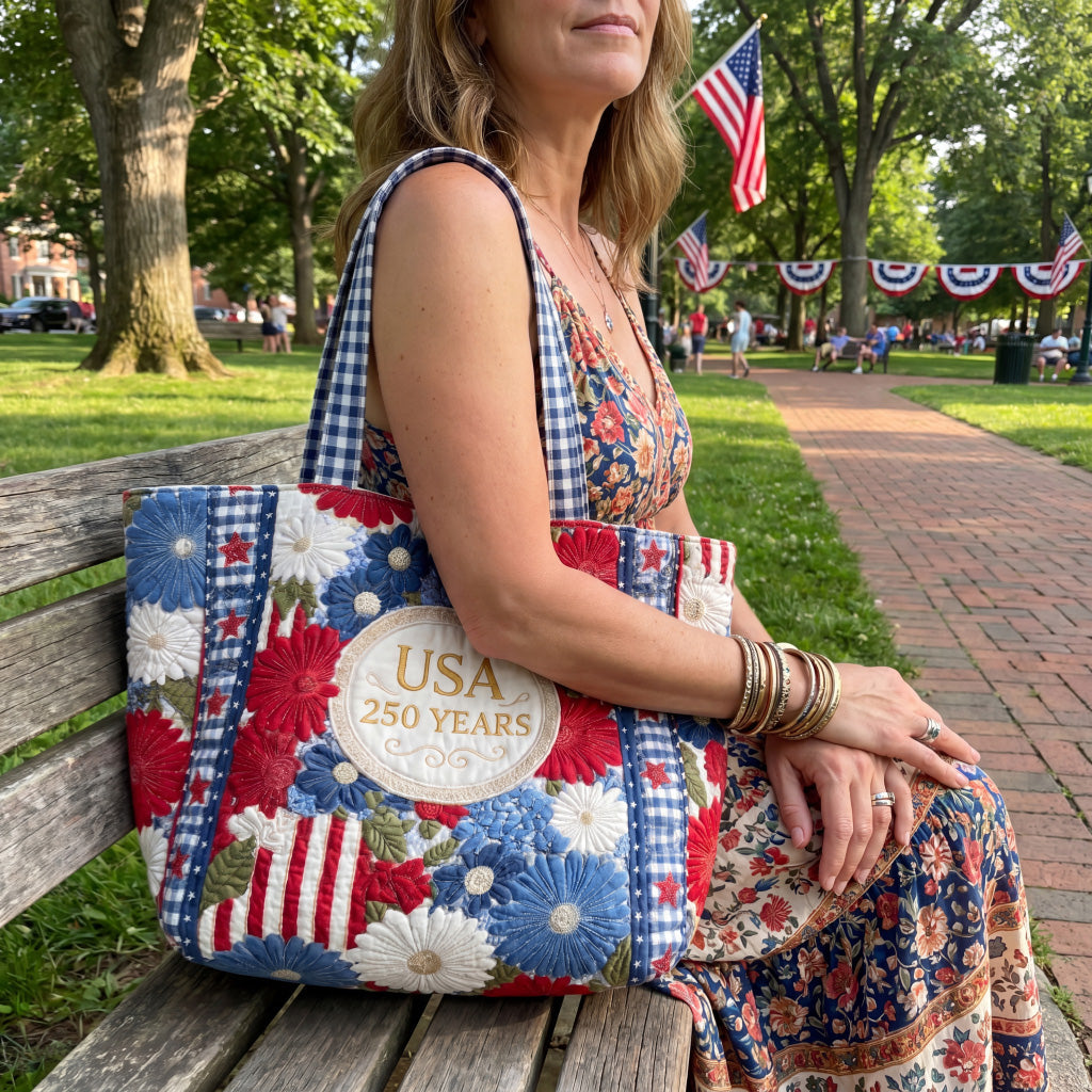 The Grateful Heart Quilted Classic Tote