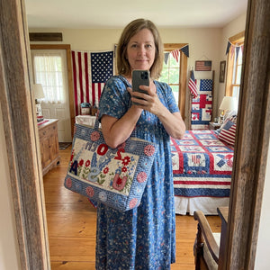 The Homestead Americana Quilted Classic Tote