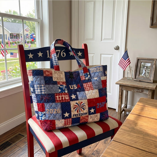 The Independence Burst Quilted Classic Tote