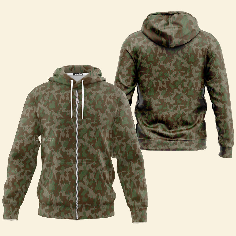 German World War Two Luftwaffe Camo Jacket, Costume, Cosplay Shirt MNP009CS