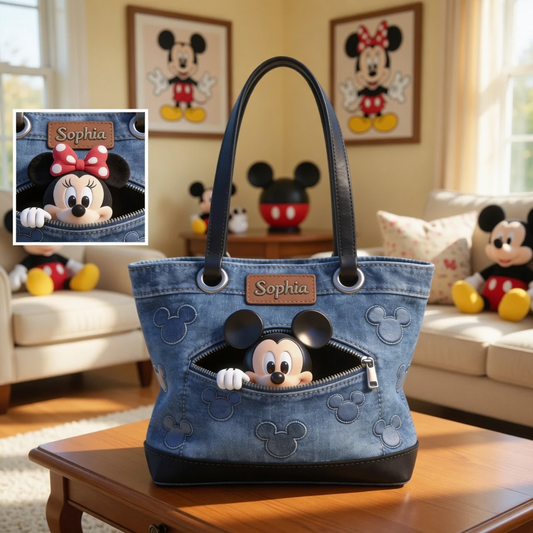 Magic Mouse Moments - Personalized Tote Bag - NSK10034