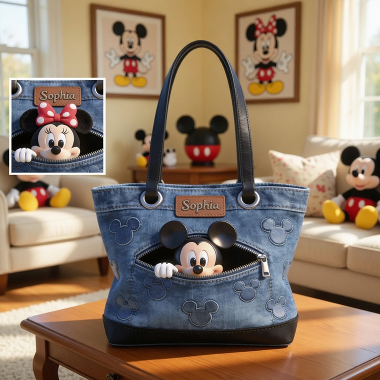 Magic Mouse Moments - Personalized Tote Bag - NSK10034