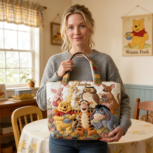 Honey Bear Friends - Personalized Quilted Tote Bag - NSK10009