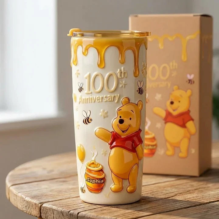 Honey Bear 100th Anniversary - Personalized Tumbler With Handle | MNPT01001