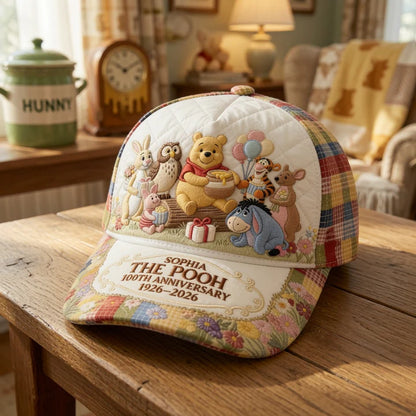 Honey Bear Celebrate 100 Years Of Friendship - Personalized Classic Cap - NSK10078