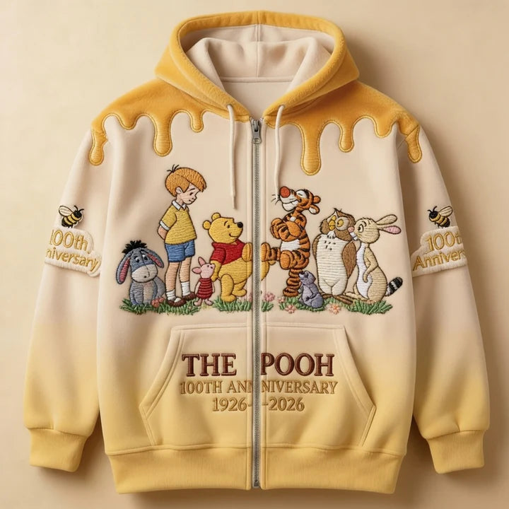 Honey Bear Celebrate 100 Years Of Magic Friendship - Personalized Mouse All Over Shirt - MNPS0112