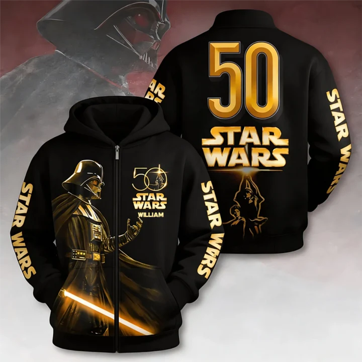 Galactic Saga 50th Anniversary - Personalized All Over Shirt - MNPS0101STW