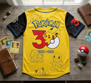 Celebrate 30th Anniversary - Personalized Baseball Jersey - MNPS0317NL