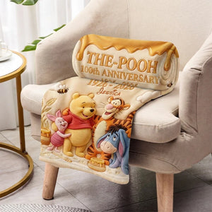 Bear And Friends - Personalized Mouse Blanket | MNPB01004
