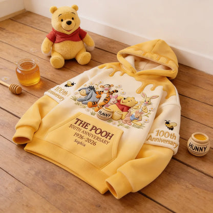 Honey Bear Celebrating A Century Of Friendship - Personalized Mouse All Over Shirt - MNPS0108