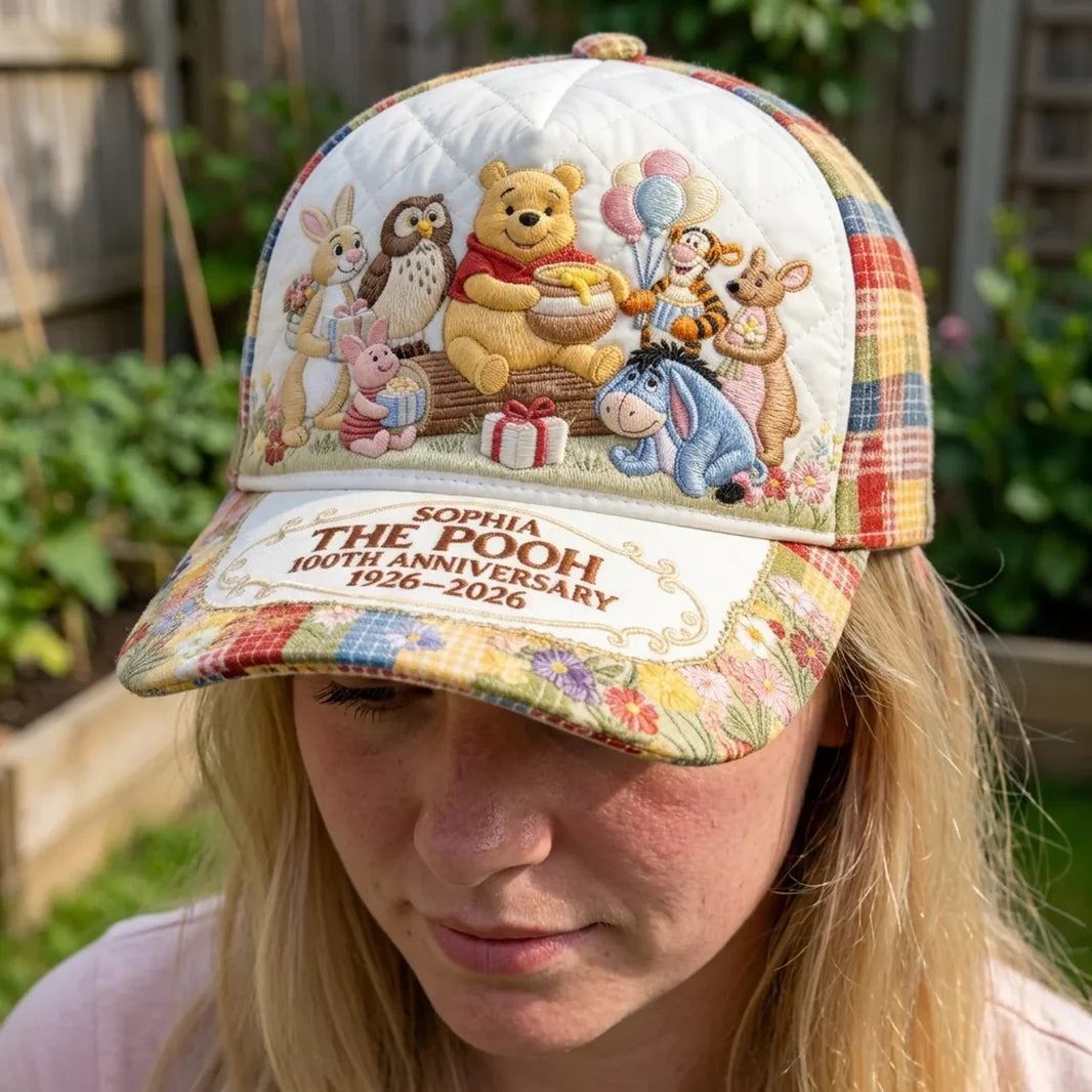 Honey Bear Celebrate 100 Years Of Friendship - Personalized Classic Cap - NSK10078