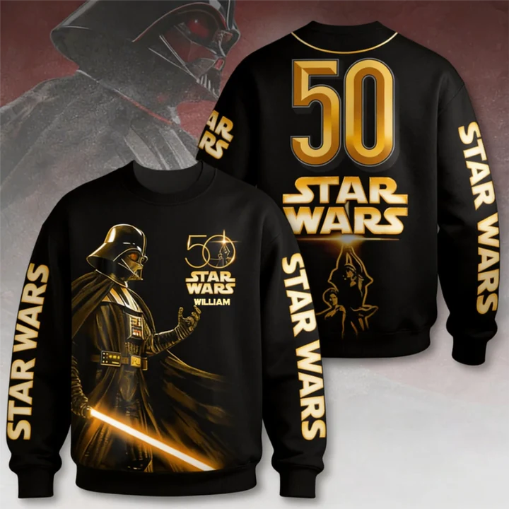 Galactic Saga 50th Anniversary - Personalized All Over Shirt - MNPS0101STW