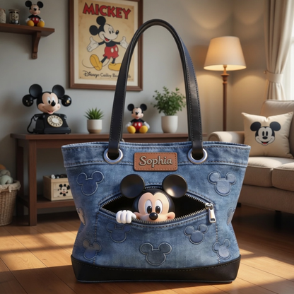 Magic Mouse Moments - Personalized Tote Bag - NSK10034