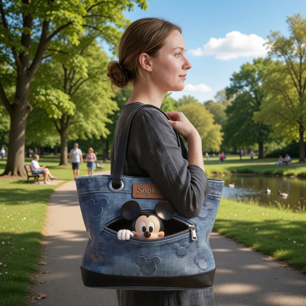 Magic Mouse Moments - Personalized Tote Bag - NSK10034