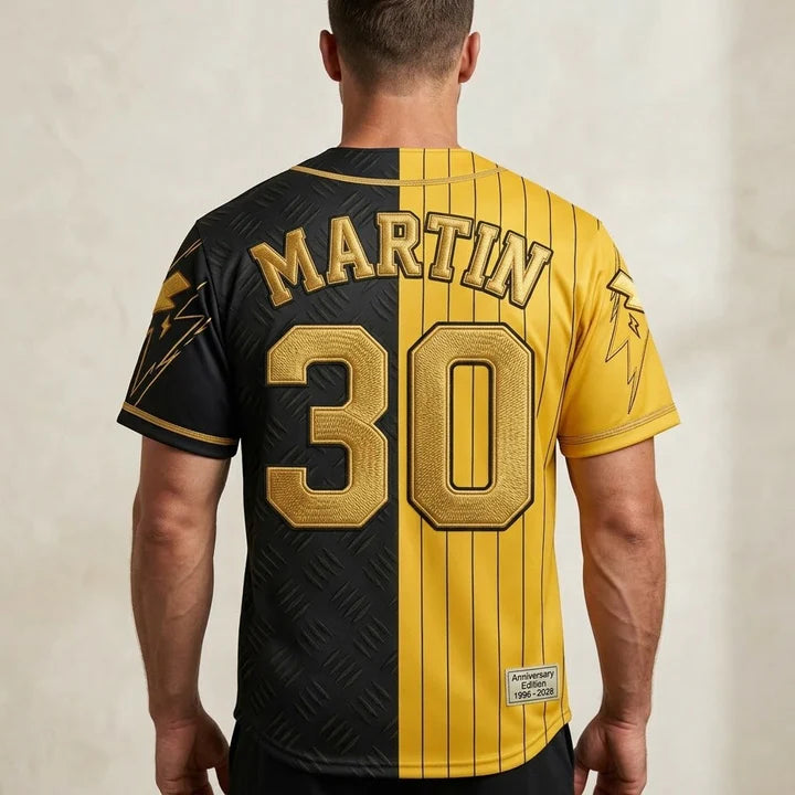 Celebrate 30 Years Of Catching Them All - Personalized Baseball Jersey - MNPS0402NL