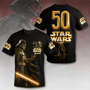 Galactic Saga 50th Anniversary - Personalized All Over Shirt - MNPS0101STW