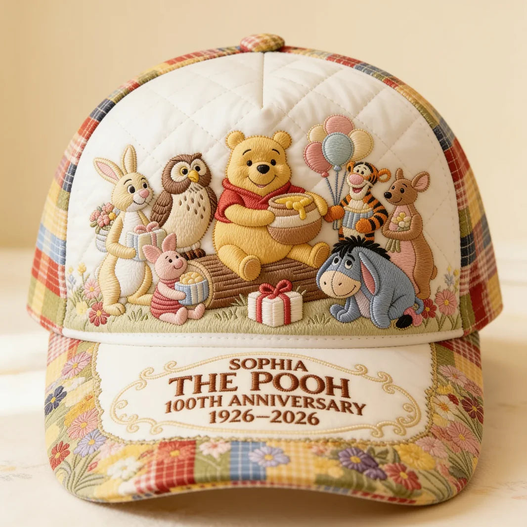 Honey Bear Celebrate 100 Years Of Friendship - Personalized Classic Cap - NSK10078