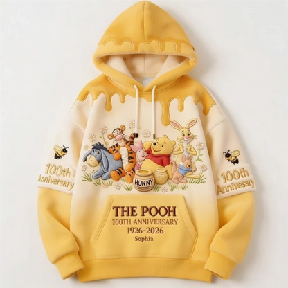 Honey Bear Celebrating A Century Of Friendship - Personalized Mouse All Over Shirt - MNPS0108