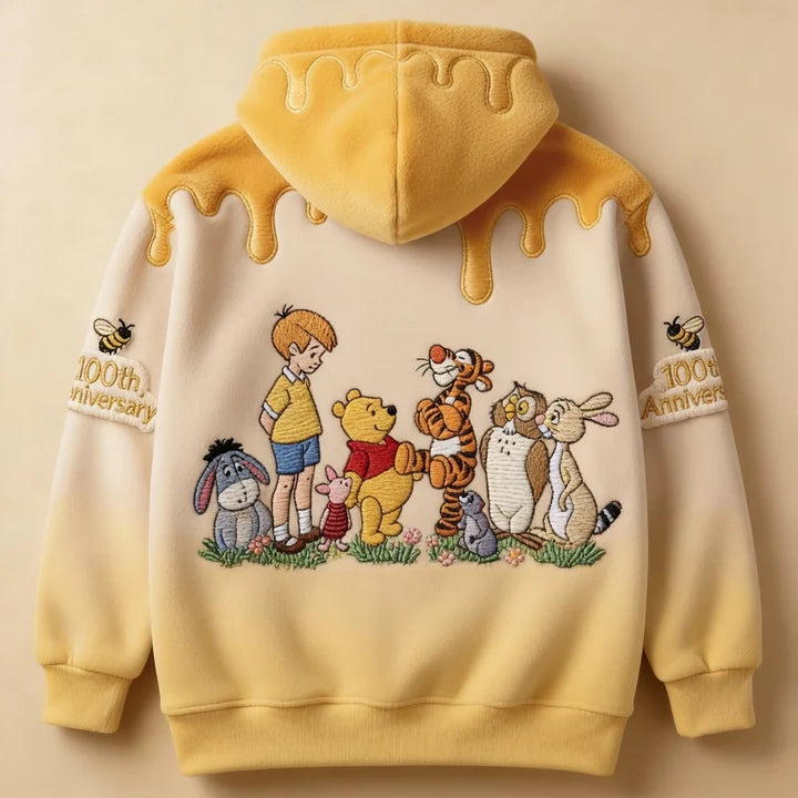 Honey Bear Celebrate 100 Years Of Magic Friendship - Personalized Mouse All Over Shirt - MNPS0112