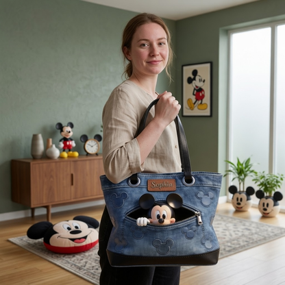 Magic Mouse Moments - Personalized Tote Bag - NSK10034