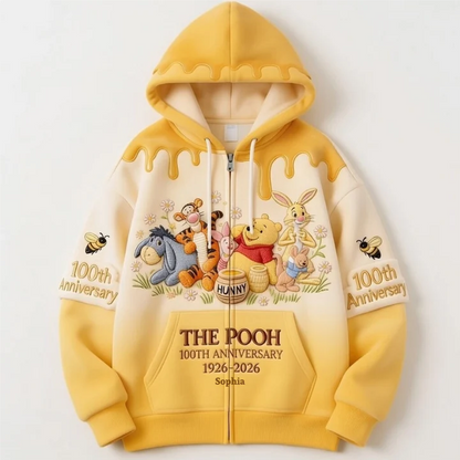 Honey Bear Celebrating A Century Of Friendship - Personalized Mouse All Over Shirt - MNPS0108