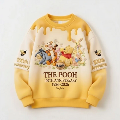 Honey Bear Celebrating A Century Of Friendship - Personalized Mouse All Over Shirt - MNPS0108