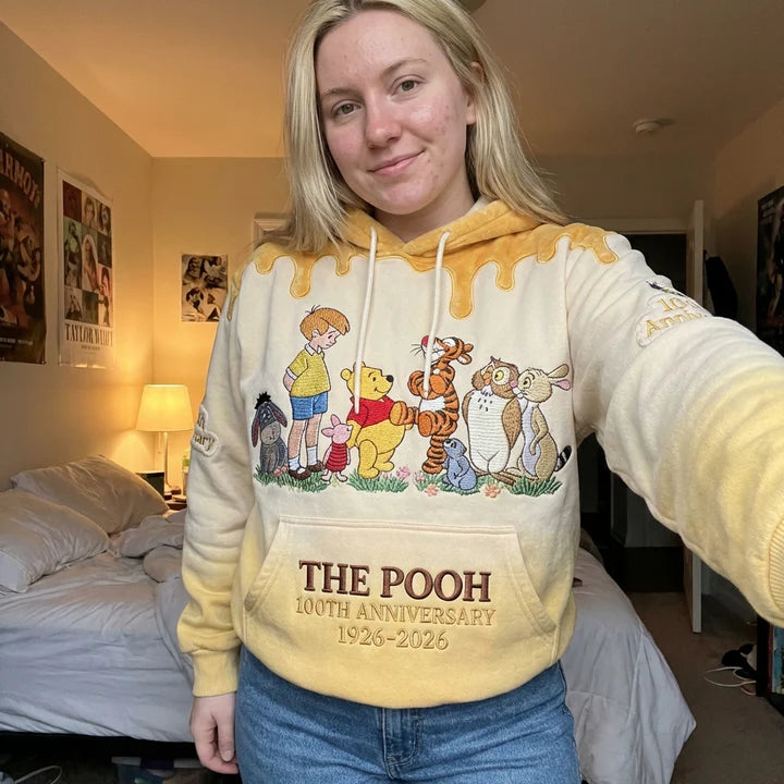 Honey Bear Celebrate 100 Years Of Magic Friendship - Personalized Mouse All Over Shirt - MNPS0112