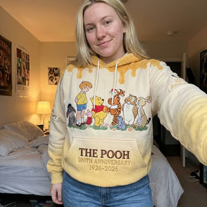 Honey Bear Celebrate 100 Years Of Magic Friendship - Personalized Mouse All Over Shirt - MNPS0112