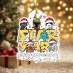 6PCS Star Wars Custom Shape 2-Side Printed Acrylic Ornament – MNPST0567