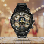 Star Wars Black Stainless Steel Watch – MNPST0406