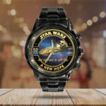 Star Wars Black Stainless Steel Watch – MNPST0386