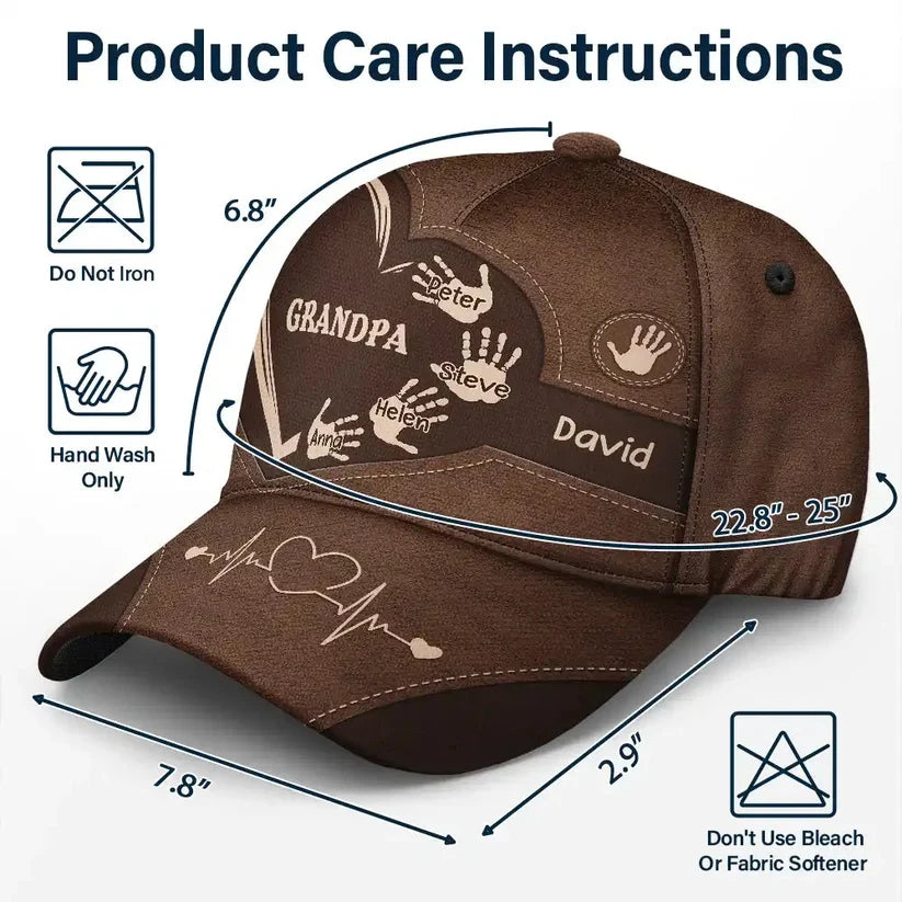 American Football Game Day – Personalized Vintage Classic Cap - NSK10123