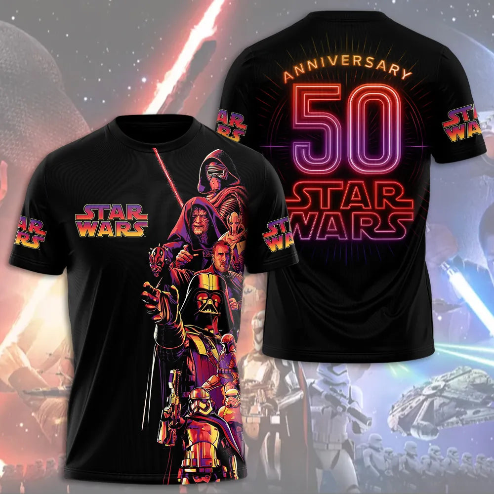 Star Wars 50 years Anniversary 3D Apparel – MNPST1147