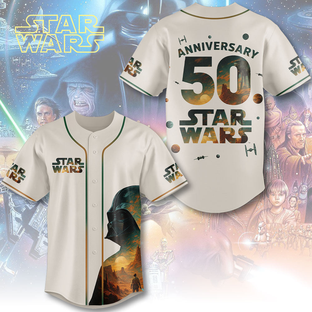 Star Wars 50th Anniversary 2027 Baseball Jersey – MNPST1112