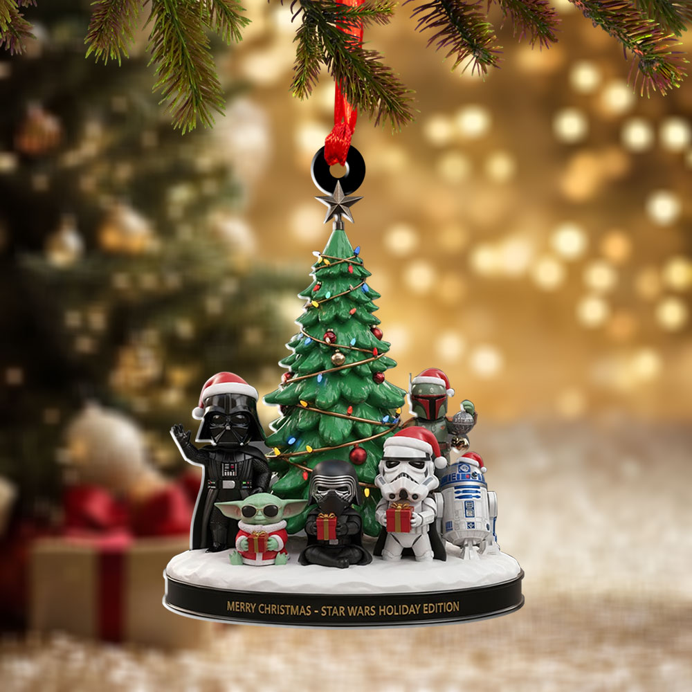Star Wars x Christmas Custom Shape 2-sided Acrylic Ornament – MNPST0951
