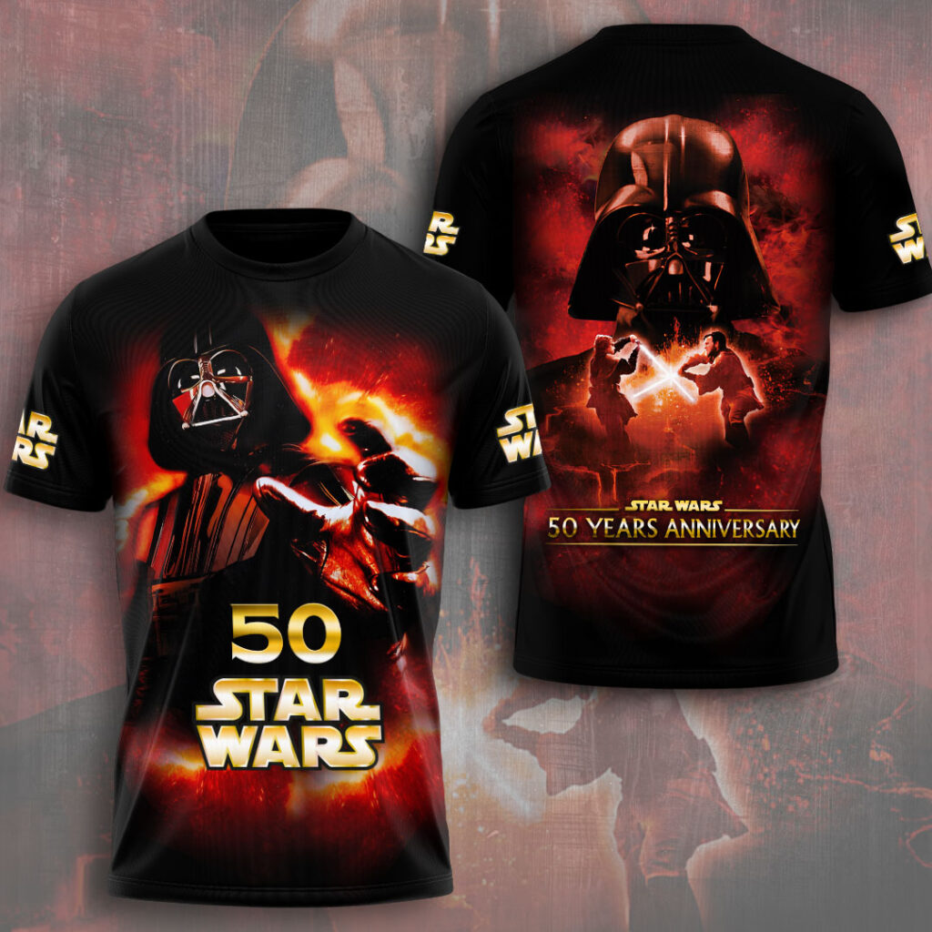 Star Wars 50th Anniversary 2027 3D Apparel – MNPST0975