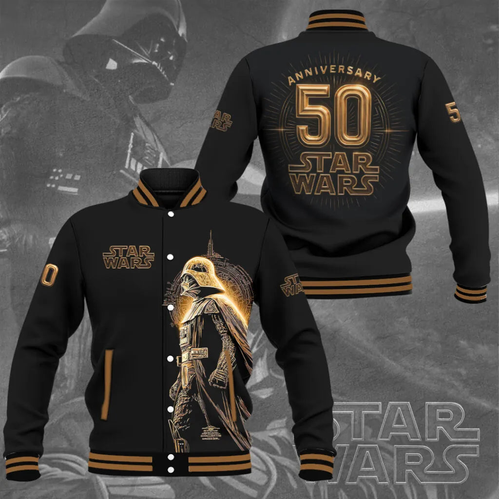 Star Wars 50th Anniversary 2027 Varsity Jacket – MNPST1211