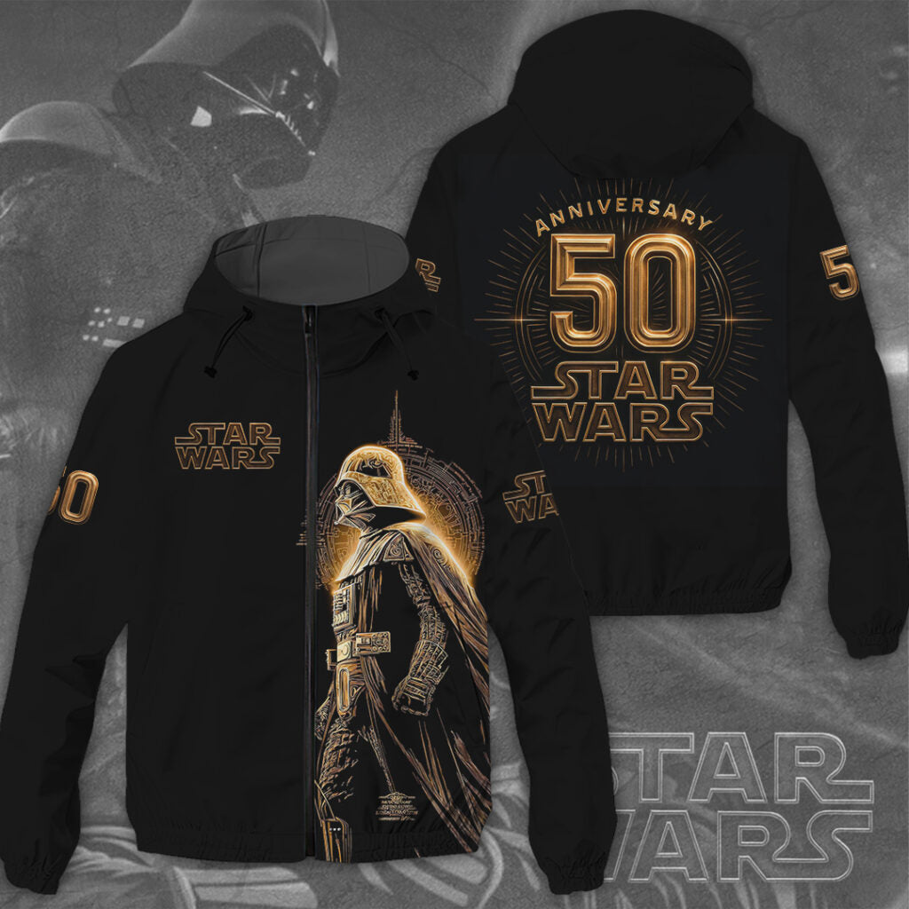 Star Wars 50th Anniversary 2027 3D Windbreaker Jacket – MNPST1209