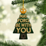 Star Wars x Christmas Custom Shape 2-sided Acrylic Ornament – MNPST0952