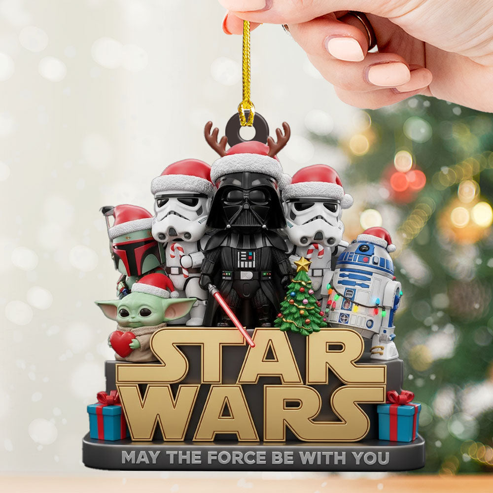 Star Wars x Christmas Custom Shape 2-sided Acrylic Ornament – MNPST0954