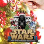 Star Wars x Christmas Custom Shape 2-sided Acrylic Ornament – MNPST0954