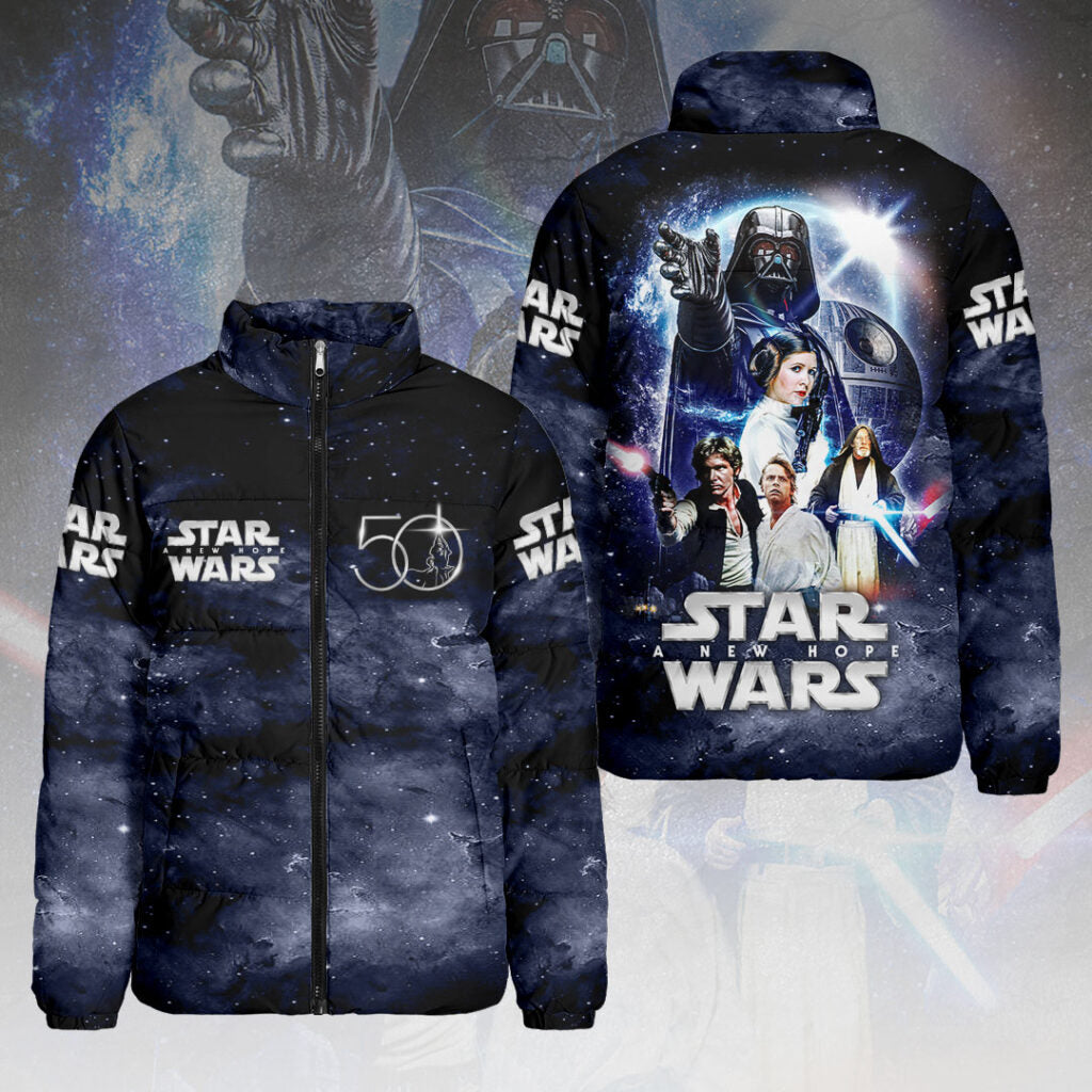 Star Wars 3D Stand Collar Puffer Jacket – MNPST0777