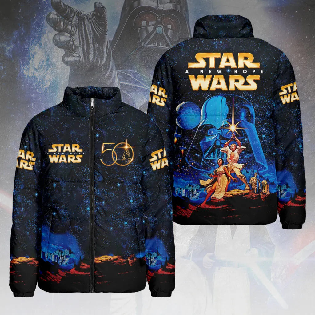 Star Wars 3D Stand Collar Puffer Jacket – MNPST0776