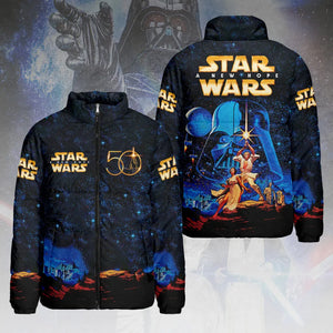 Star Wars 3D Stand Collar Puffer Jacket – MNPST0776