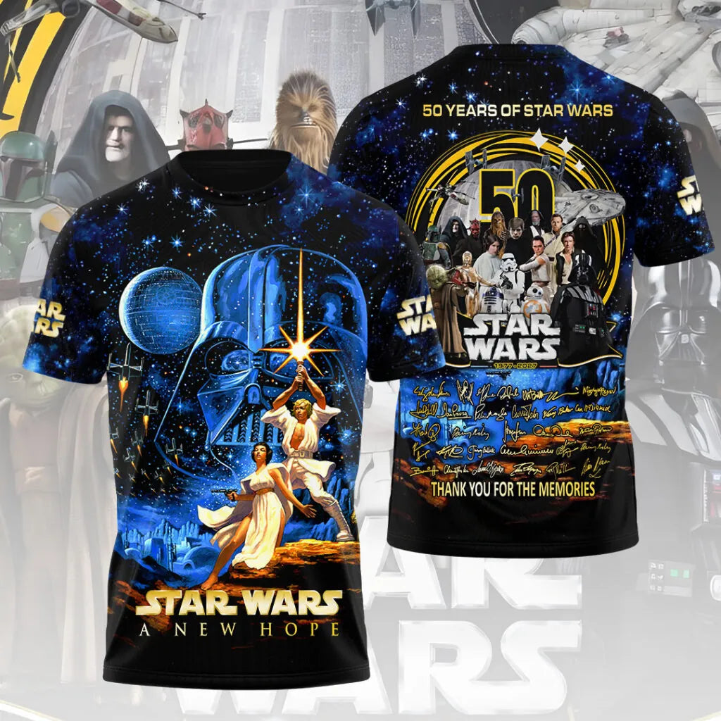 Star Wars 50th Anniversary 2027 3D Apparel – MNPST0051